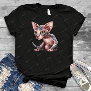 Cat-A-Clysm- Sphynx Kitten - Classic 36 - Trending Shirt For Women Vintage Retro Tee For Men Kid's T-Shirt Handmade Shirt
