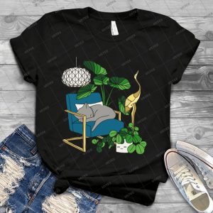 Cat Nap By Elebea 36 - Trending Shirt For Women Vintage Retro Tee For Men Kid's T-Shirt Handmade Shirt
