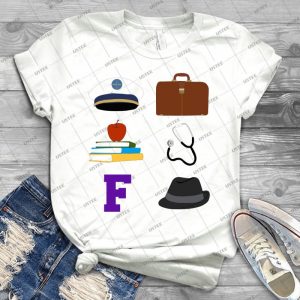 Catch Me If You Can Musical - Large Icons - 8 - Vintage Men's Shirt Tshirt For Women Classic Handmade Shirt Retro Graphic Tee