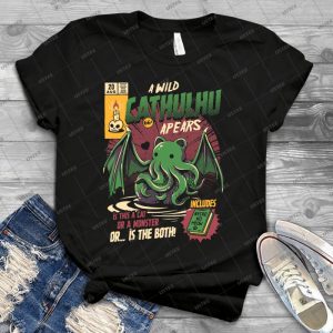 Cathulhu - Gift Idea Shirt For Men Tee For Women Classic Retro Vintage Graphic T-Shirt