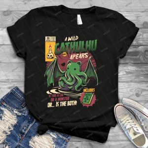 Cathulhu 95 - Trending Shirt For Women Vintage Retro Tee For Men Kid's T-Shirt Handmade Shirt