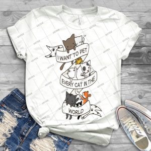Cats T Shirt - Best Unisex Trending Handmade T-shirt Gift Idea For Men T-shirt For Woman