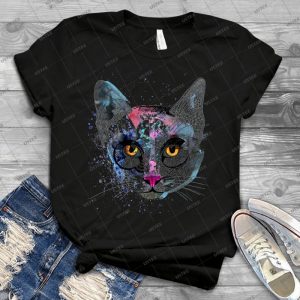 Cats T Shirt 56 - Vintage Mens Shirt Tshirt For Women Classic Handmade Shirt Retro Graphic Tee