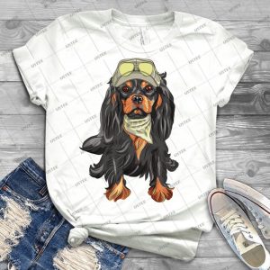 Cavalier King Charles Spaniel 51 - Trending Shirt For Women Vintage Retro Tee For Men Kid's T-Shirt Handmade Shirt
