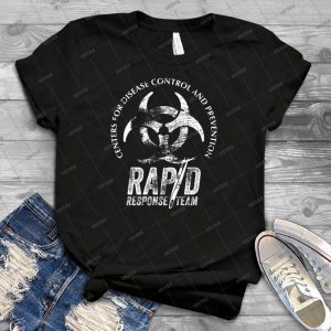 Cdc-Rapid Response Team - White Out - - Vintage Mens Shirt Tshirt For Women Classic Handmade Shirt Retro Graphic Tee
