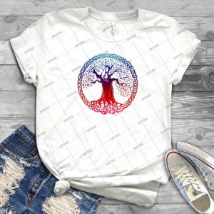 Celtic Tree - Inverted Sunset - - Gift Idea Shirt For Men Tee For Women Classic Retro Vintage Graphic T-Shirt