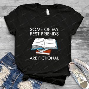Certains De Mes Meilleurs Amis Sont Nerd Drle Fictif 1 - Vintage Mens Shirt Tshirt For Women Classic Handmade Shirt Retro Graphic Tee