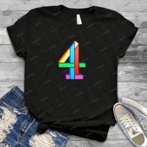Channel 4 Retro Logo - Best Unisex Trending Handmade T-shirt Gift Idea For Men T-shirt For Woman