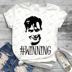 Charlie Sheen Is Winning - Best Unisex Trending Handmade T-shirt Gift Idea For Men T-shirt For Woman