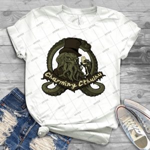 Charming Cthulhu - Best Unisex Trending Handmade T-shirt Gift Idea For Men T-shirt For Woman