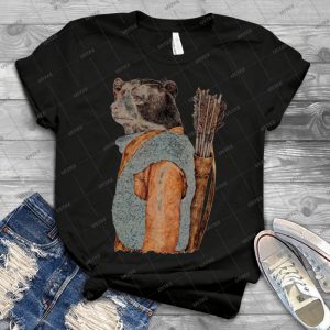 Chasseur 50 - Vintage Mens Shirt Tshirt For Women Classic Handmade Shirt Retro Graphic Tee
