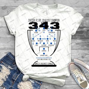 Chelsea Cf Gewinnt Formel 2017 75 - Trending Shirt For Women Vintage Retro Tee For Men Kid's T-Shirt Handmade Shirt