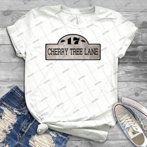 Cherry Tree Lane 41 - Vintage Men's Shirt Tshirt For Women Classic Handmade Shirt Retro Graphic Tee