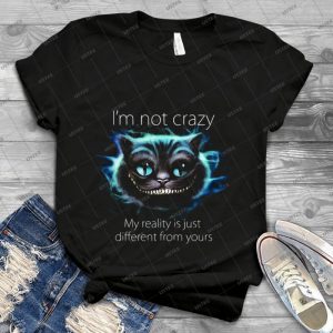 Cheshire Cat Quote 73 - Trending Shirt For Women Vintage Retro Tee For Men Kid's T-Shirt Handmade Shirt