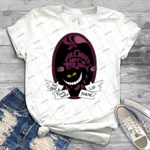 Cheshire Sticker - Vintage Men's Shirt Tshirt For Women Classic Handmade Shirt Retro Graphic Tee