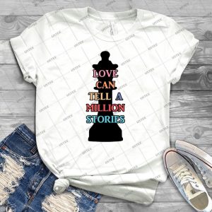 Chess Piece & Love - Falsettos 4 - Vintage Men's Shirt Tshirt For Women Classic Handmade Shirt Retro Graphic Tee