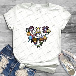Chibi Undertale Characters - Gift Idea Shirt For Men Tee For Women Classic Retro Vintage Graphic T-Shirt