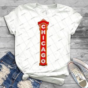 Chicago Theater Sign 1 - Trending Shirt For Women Vintage Retro Tee For Men Kid's T-Shirt Handmade Shirt