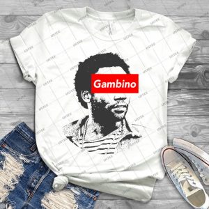 Childish Gambino Art - Gift Idea Shirt For Men Tee For Women Classic Retro Vintage Graphic T-Shirt