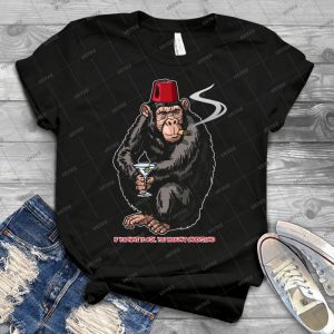 Chimp With A Fez 20 - Best Unisex Trending Handmade T-shirt Gift Idea For Men T-shirt For Woman