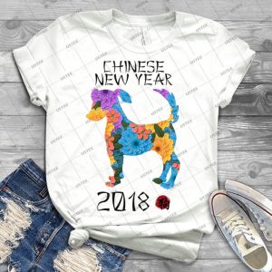 Chinese New Year 2018 Year Of The Dog - Best Unisex Trending Handmade T-shirt Gift Idea For Men T-shirt For Woman