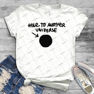 Chloe&39;S Decal - Trou Ă  Un Autre Univers 4 - Vintage Men's Shirt Tshirt For Women Classic Handmade Shirt Retro Graphic Tee