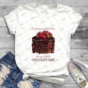 Chocolate Cake Love - Best Unisex Trending Handmade T-shirt Gift Idea For Men T-shirt For Woman