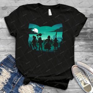 Chomusuke Silhouette - Trending Shirt For Women Vintage Retro Tee For Men Kid's T-Shirt Handmade Shirt