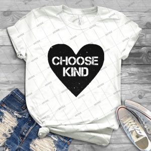 Choose Kind Heart - Gift Idea Shirt For Men Tee For Women Classic Retro Vintage Graphic T-Shirt
