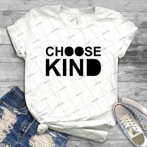 Choose Kind T-Shirt - Vintage Men's Shirt Tshirt For Women Classic Handmade Shirt Retro Graphic Tee