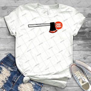 Chop Chop 74 - Vintage Men's Shirt Tshirt For Women Classic Handmade Shirt Retro Graphic Tee