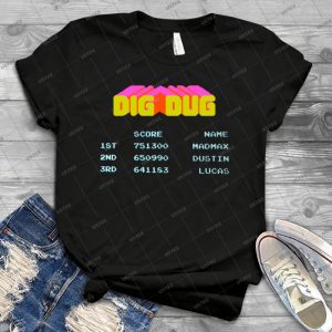 Choses Ã©tranges 2 Digdug Dig Creusã© Mad Max Dustin Lucas - Gift Idea Shirt For Men Tee For Women Classic Retro Vintage Graphic T-Shirt