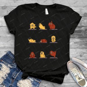 Chow Chow Yoga 18 - Vintage Mens Shirt Tshirt For Women Classic Handmade Shirt Retro Graphic Tee