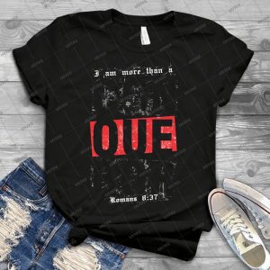 Christian T-Shirt- More Than A Conqueror 56 - Gift Idea Shirt For Men Tee For Women Classic Retro Vintage Graphic T-Shirt