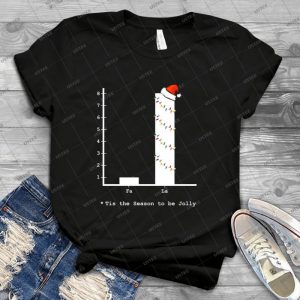 Christmas Carol Math Bar Graph - Best Unisex Trending Handmade T-shirt Gift Idea For Men T-shirt For Woman
