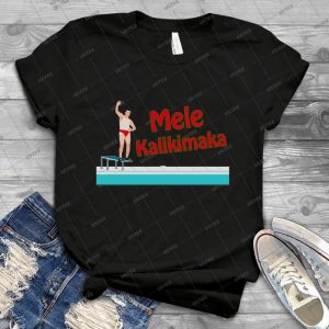 Christmas Vacation-Mele Kalikimaka - Vintage Mens Shirt Tshirt For Women Classic Handmade Shirt Retro Graphic Tee