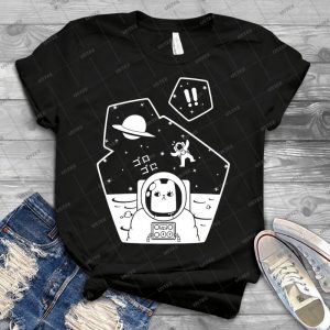 Christobelle Purrlumbus- Oblivious Explorer Of Space 75 - Vintage Mens Shirt Tshirt For Women Classic Handmade Shirt Retro Graphic Tee