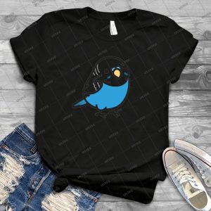 Chubby Blue Budgie 21 - Vintage Mens Shirt Tshirt For Women Classic Handmade Shirt Retro Graphic Tee