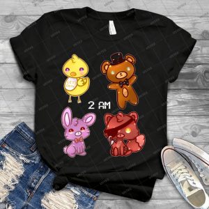 Cinco Noches En Freddy39S - Vintage Mens Shirt Tshirt For Women Classic Handmade Shirt Retro Graphic Tee