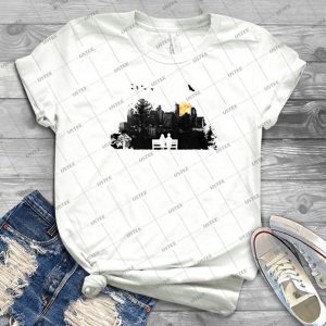 City Moonrise 16 - Gift Idea Shirt For Men Tee For Women Classic Retro Vintage Graphic T-Shirt