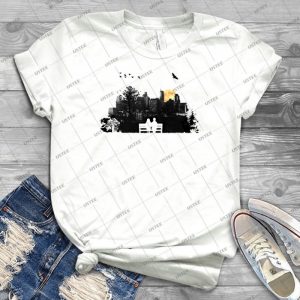 City Moonrise 49 - Vintage Men's Shirt Tshirt For Women Classic Handmade Shirt Retro Graphic Tee