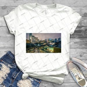 Cityscape - Gift Idea Shirt For Men Tee For Women Classic Retro Vintage Graphic T-Shirt
