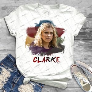 Clarke-The 100-Brush - Best Unisex Trending Handmade T-shirt Gift Idea For Men T-shirt For Woman