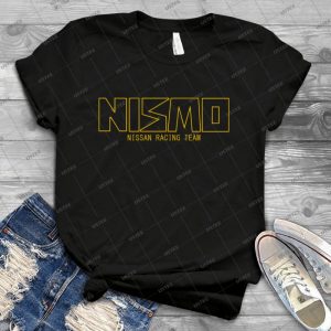 Classic Gold And Black Nismo Nissan Racing Team Logo - Best Unisex Trending Handmade T-shirt Gift Idea For Men T-shirt For Woman