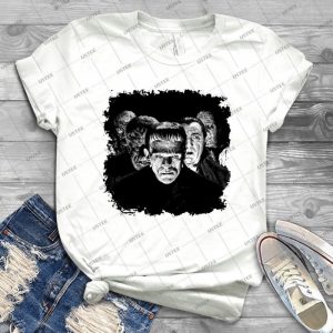 Classic Monsters Black  White Pop - Gift Idea Shirt For Men Tee For Women Classic Retro Vintage Graphic T-Shirt