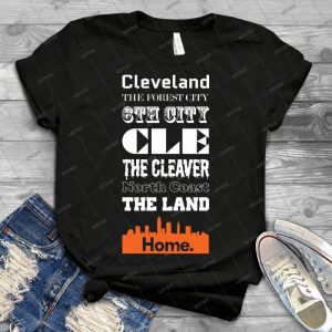 Cleveland Is My Home- 72 - Gift Idea Shirt For Men Tee For Women Classic Retro Vintage Graphic T-Shirt