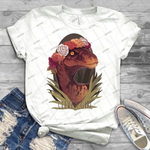 Clever Girl 63 - Vintage Men's Shirt Tshirt For Women Classic Handmade Shirt Retro Graphic Tee