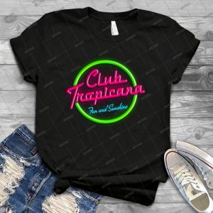 Club Tropicana 44 - Vintage Mens Shirt Tshirt For Women Classic Handmade Shirt Retro Graphic Tee