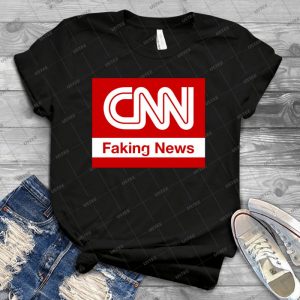 Cnn Faking News - Vintage Mens Shirt Tshirt For Women Classic Handmade Shirt Retro Graphic Tee