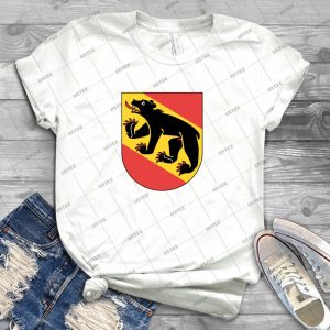 Coat Of Arms Of Bern Canton - Best Unisex Trending Handmade T-shirt Gift Idea For Men T-shirt For Woman